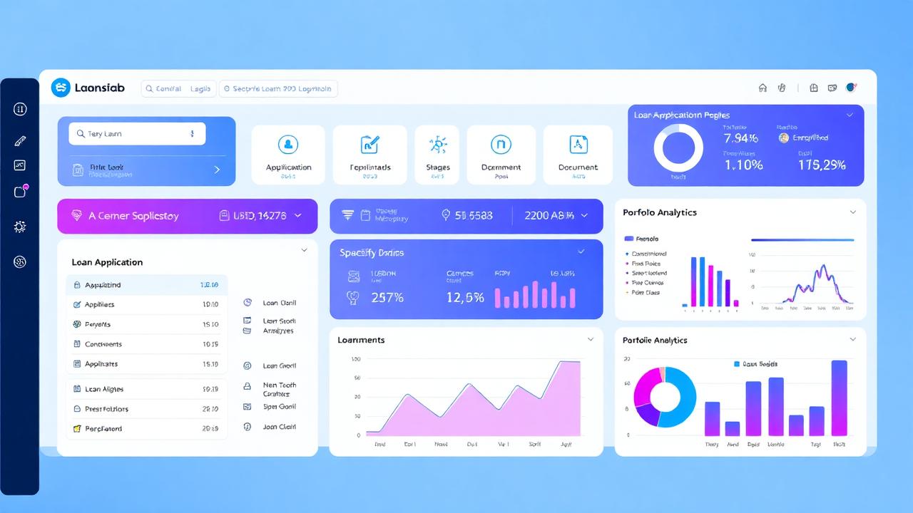 Loan Origination System (LOS) - FinTech product showcase by Pias featuring End-to-end digital lending platform with automated workflows.
